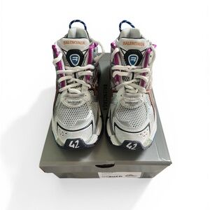 Balenciaga Runner Multicolor Sneakers - White/Pink/Blue